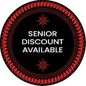Senior Discount Available Badge